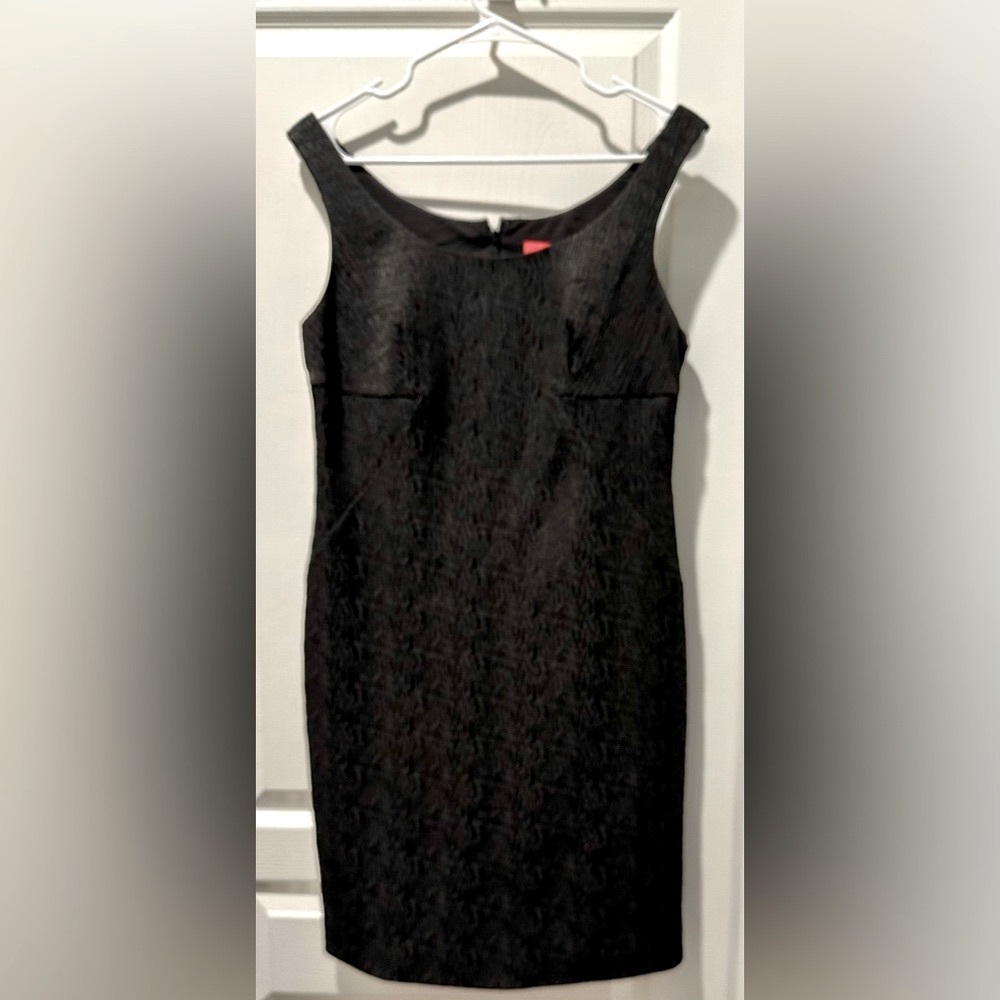 NWT Thom Króm Collective Black Mini
Sheath Dress Shawl Lape! Shoulder Cutouts